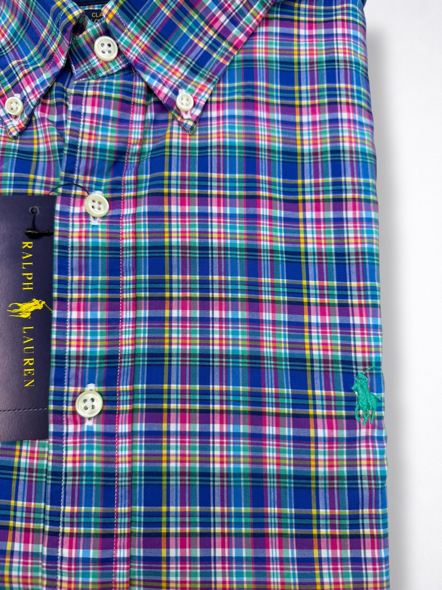 Camisa Polo Ralph Lauren Classic Fit Manga Corta Talla L