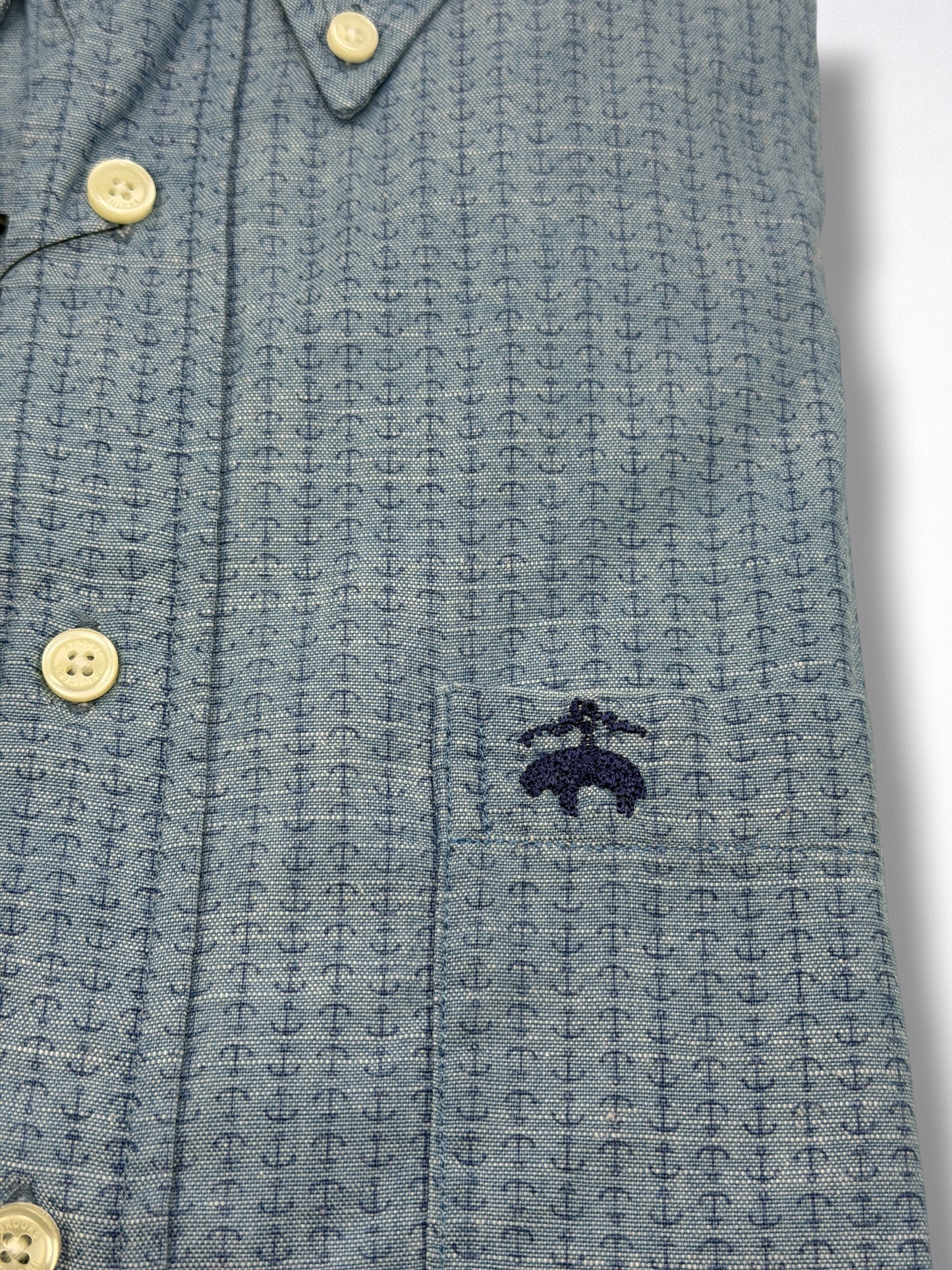 Camisa Brooks Brothers Classic Fit Manga Larga Talla L