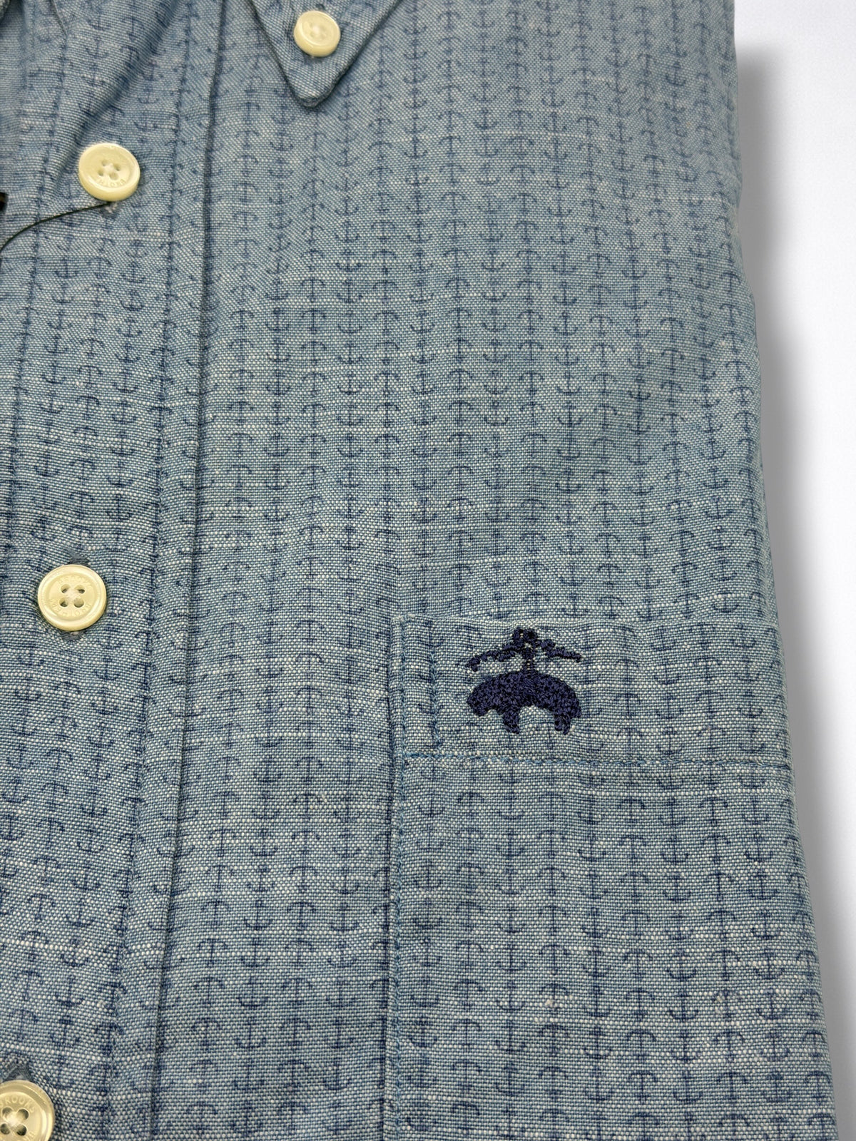 Camisa Brooks Brothers Classic Fit Manga Larga Talla L