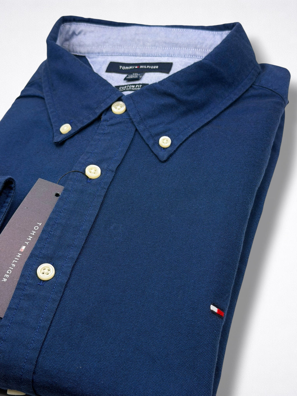 Camisa Tommy Hilfiger Custom Fit Manga Larga Talla XXL