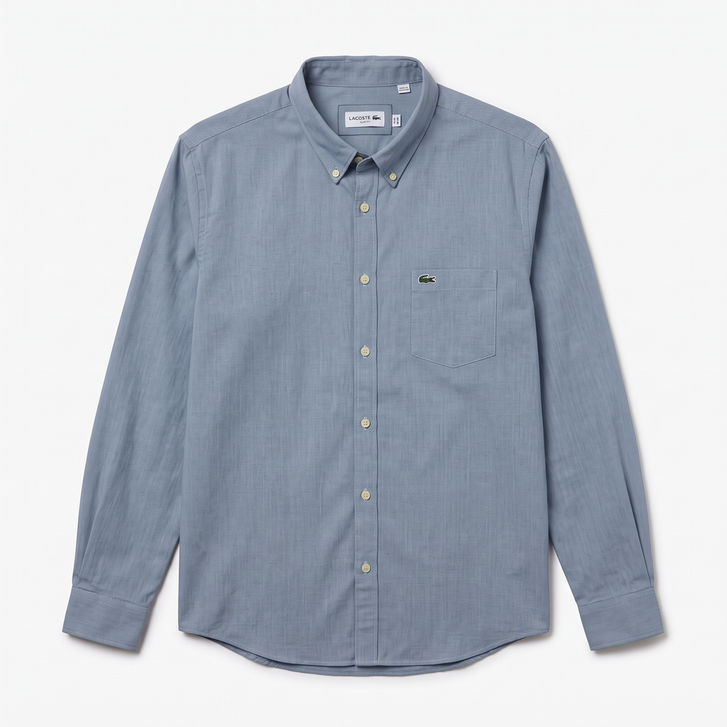 Camisa Lacoste Slim Fit manga larga talla XL
