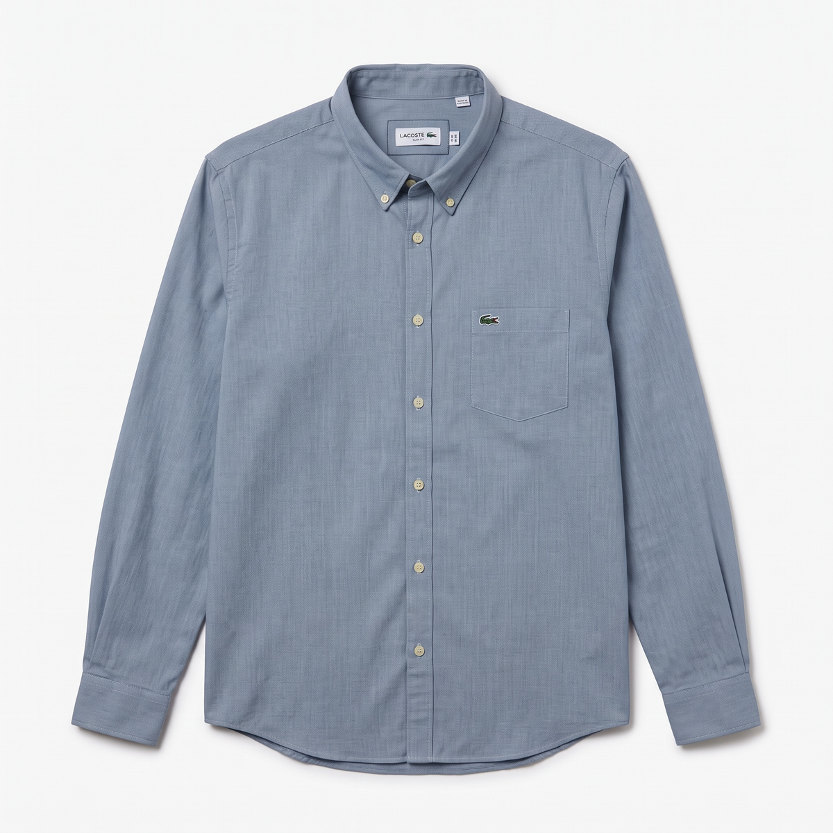 Camisa Lacoste Slim Fit manga larga talla XL
