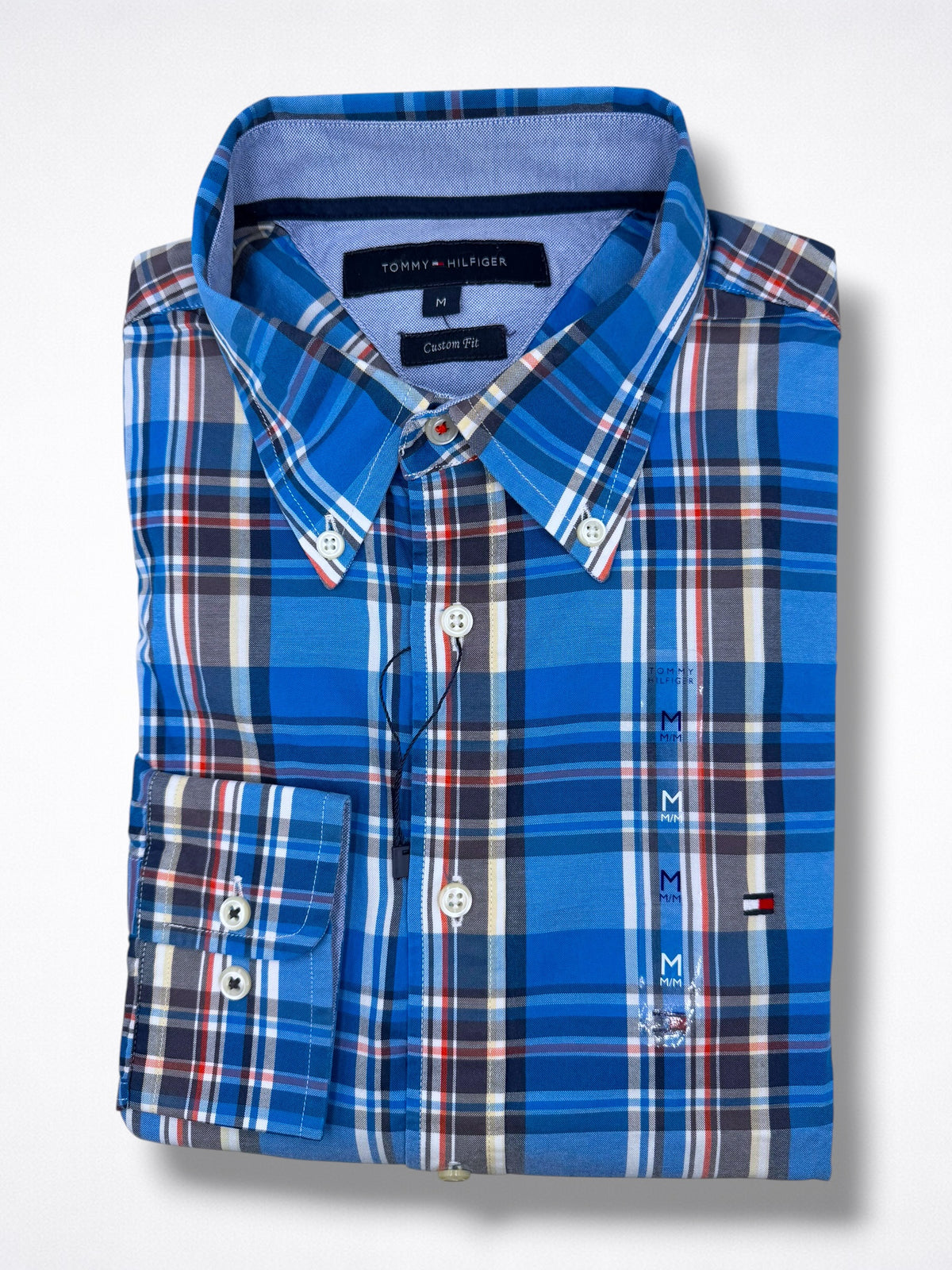 Camisa Tommy Hilfiger Custom Fit Manga Larga Talla M