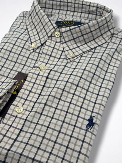 Camisa Polo Ralph Lauren Classic Fit Manga Larga Talla L