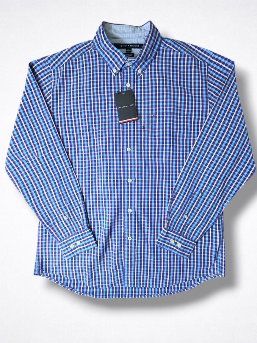 Camisa Tommy Hilfiger Classic Fit Manga Larga Talla L