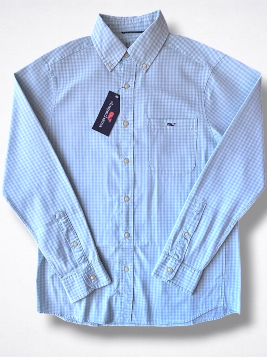 Camisa Vineyard Vines Classic Fit Manga Larga Talla S