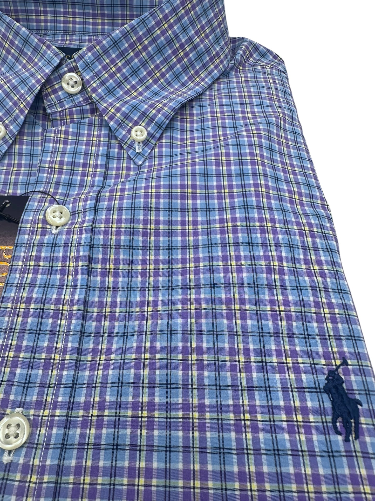 Camisa Polo Ralph Lauren Classic Fit Manga Larga Talla L