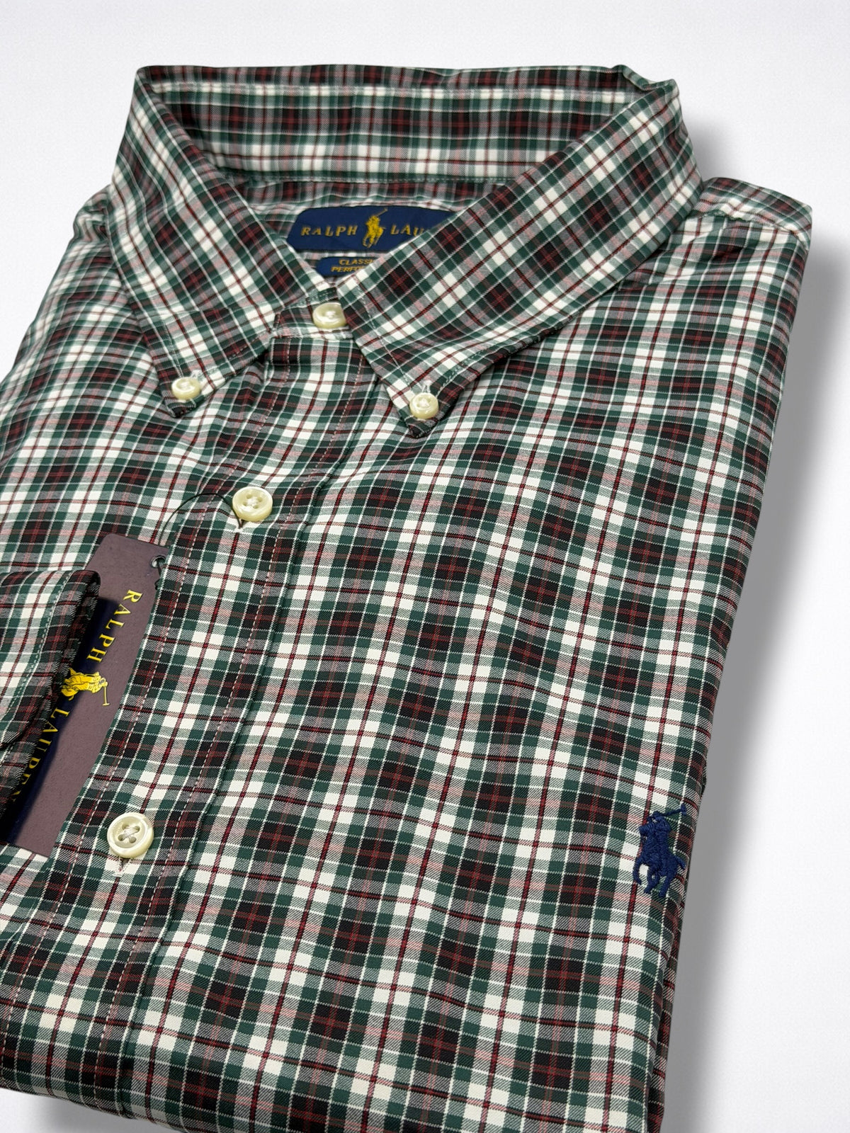 Camisa Polo Ralph Lauren Classic Fit Manga Larga Talla XXL
