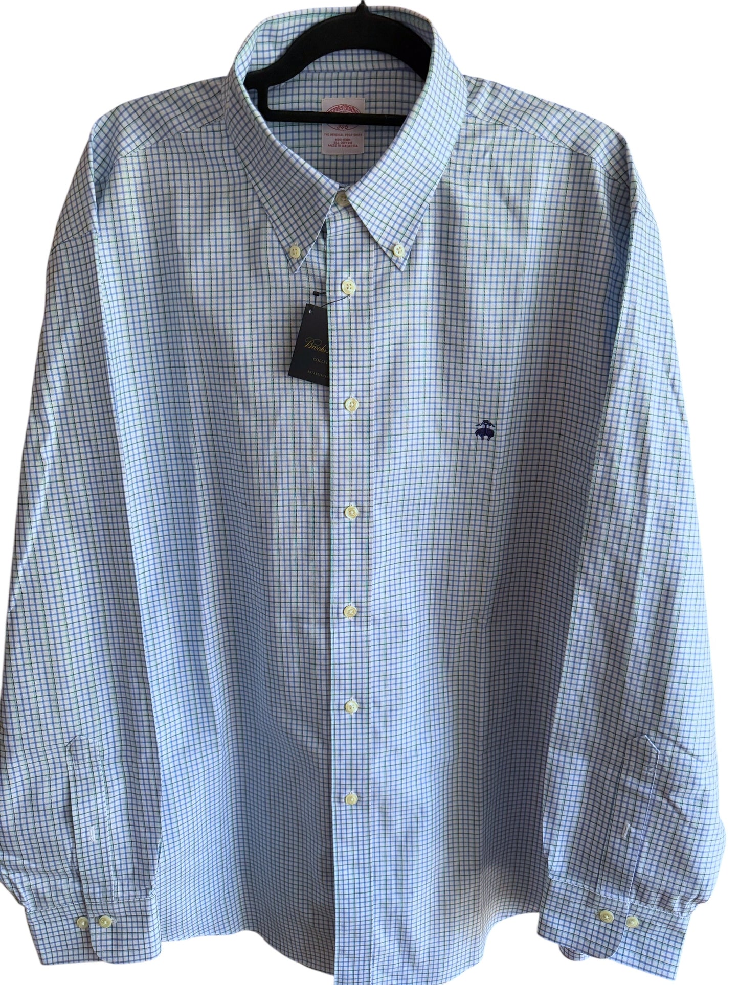 Camisa Brooks Brothers Classic Fit Manga Larga Talla XXL