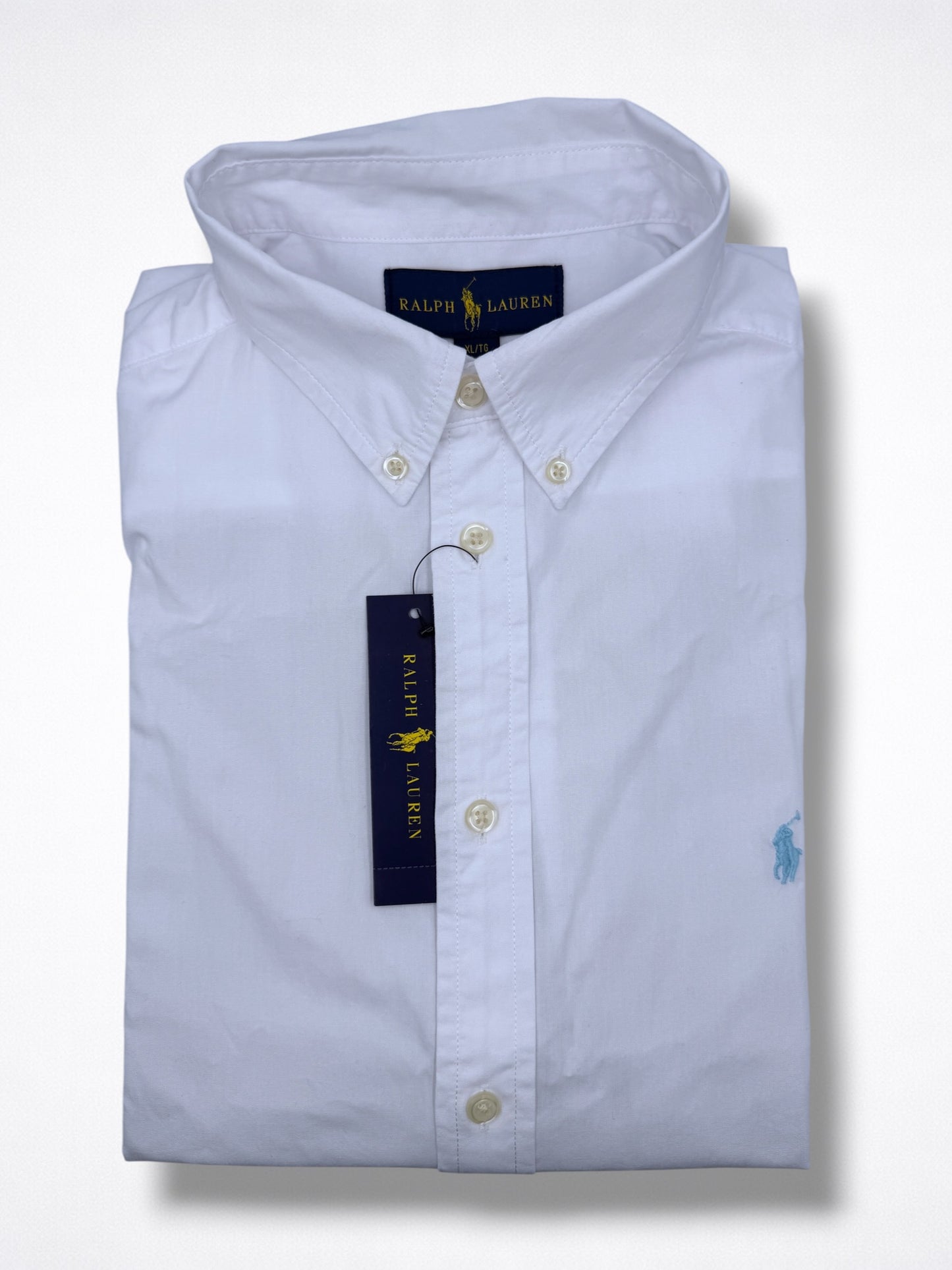 Camisa Polo Ralph Lauren XL 18-20 Adolescente Custom Fit Manga Corta Sirve para Talla S