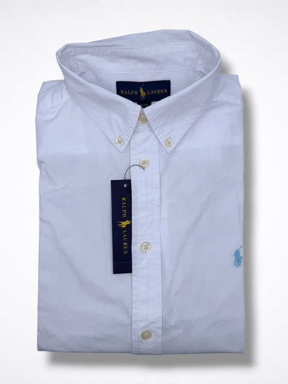 Camisa Polo Ralph Lauren XL 18-20 Adolescente Custom Fit Manga Corta Sirve para Talla S