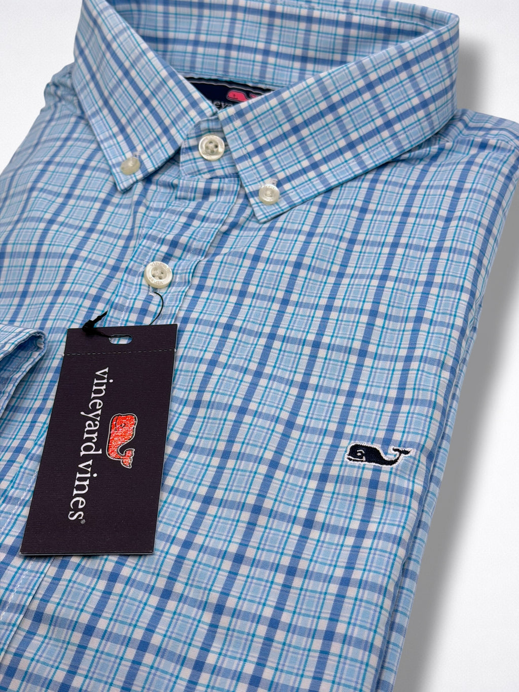 Camisa Vineyard Vines Slim Fit Manga Larga Talla M