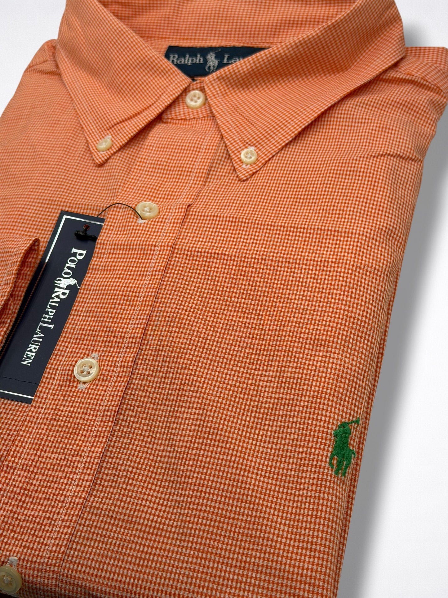 Camisa Polo Ralph Lauren Custom Fit Manga Larga Talla XXL