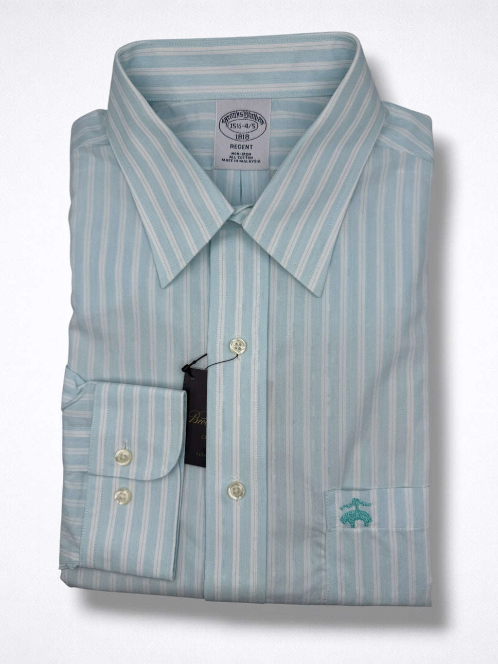 Camisa Brooks Brothers Classic Fit Manga Larga Talla M