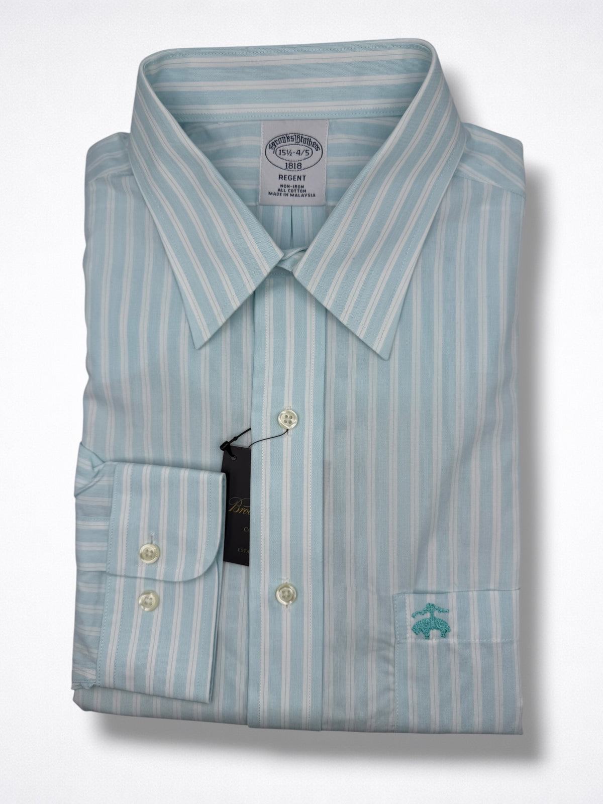 Camisa Brooks Brothers Classic Fit Manga Larga Talla M