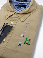 Camisa Tommy Hilfiger Slim Fit Manga Larga Talla L