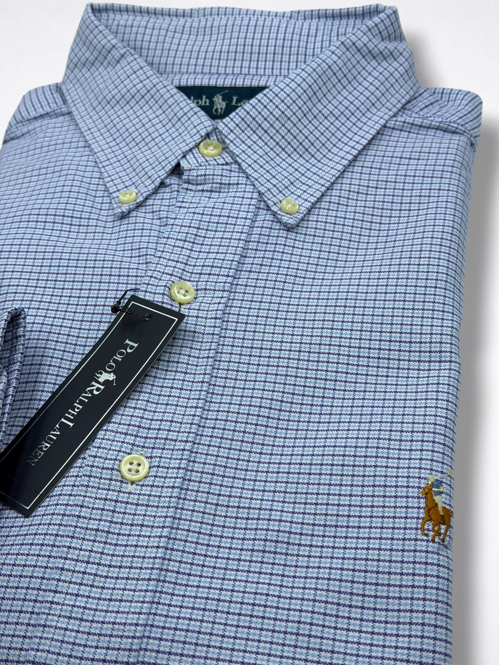 Camisa Polo Ralph Lauren Classic Fit 17  Manga Larga 36/37  Talla XL