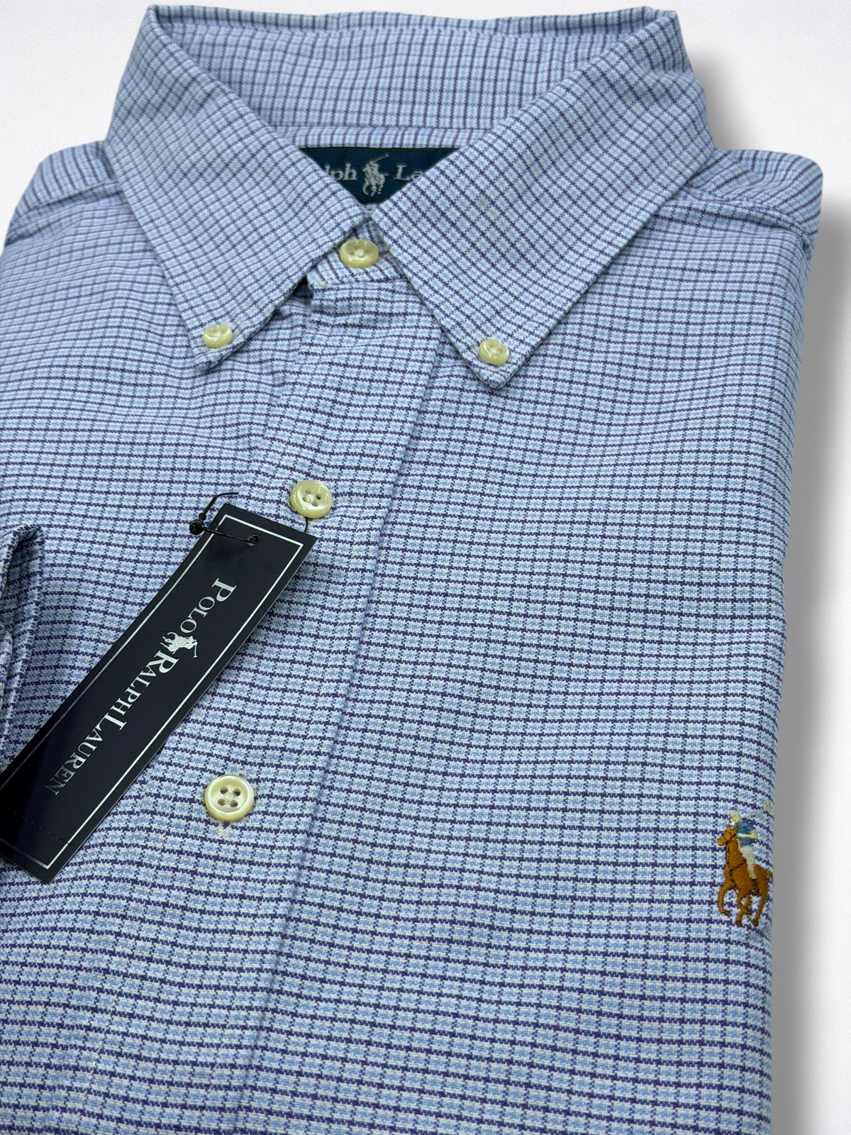 Camisa Polo Ralph Lauren Classic Fit 17  Manga Larga 36/37  Talla XL