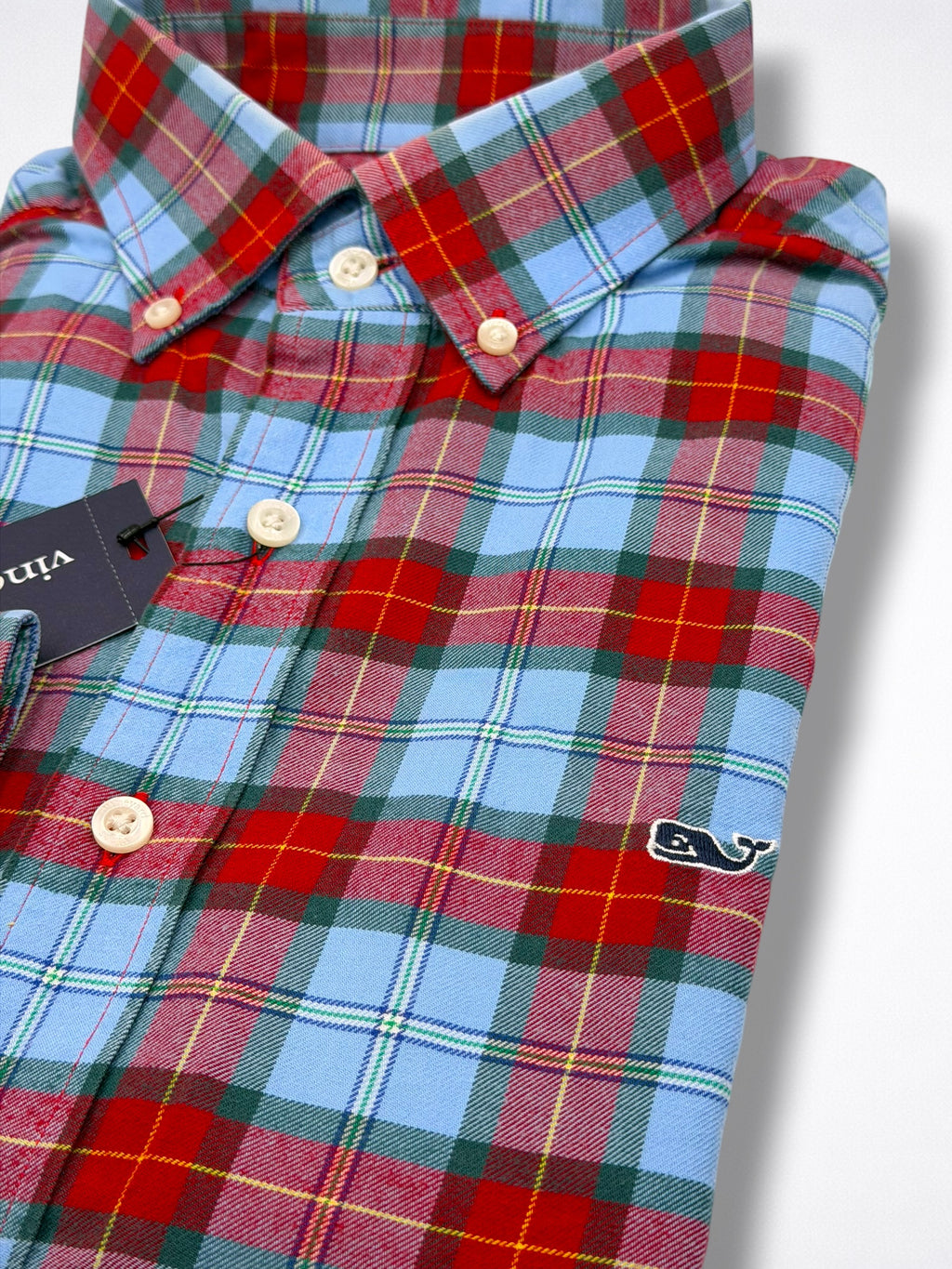 Camisa Vineyard Vines Classic Fit Manga Larga Talla M