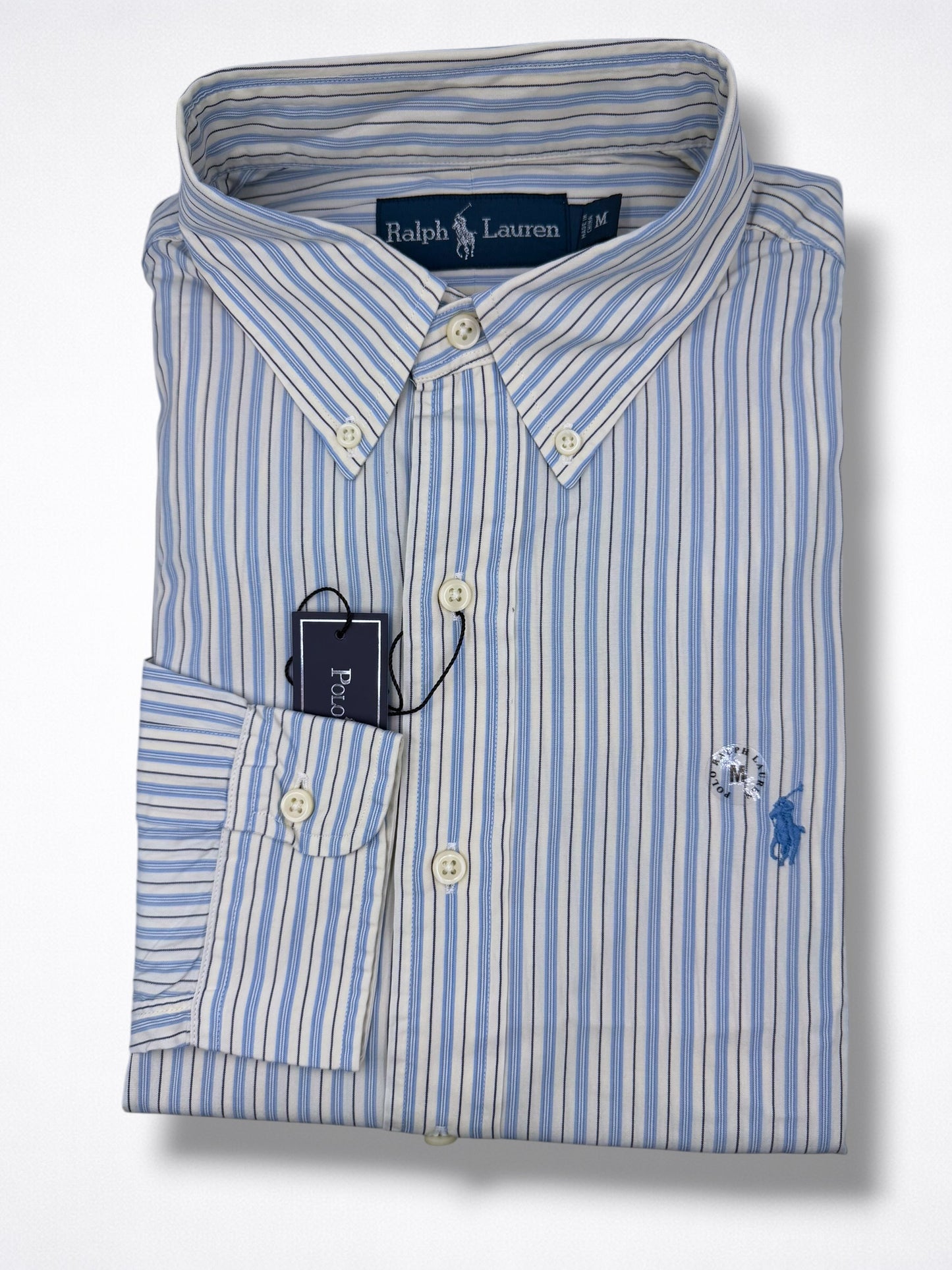 Camisa Polo Ralph Lauren Classic Fit Manga Larga Talla M