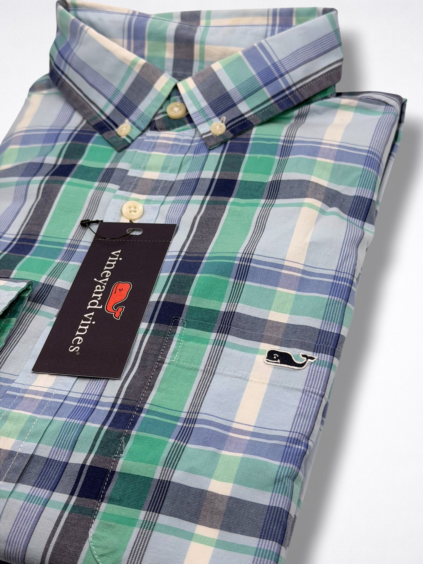 Camisa Vineyard Vines Classic Fit Manga Larga Talla S