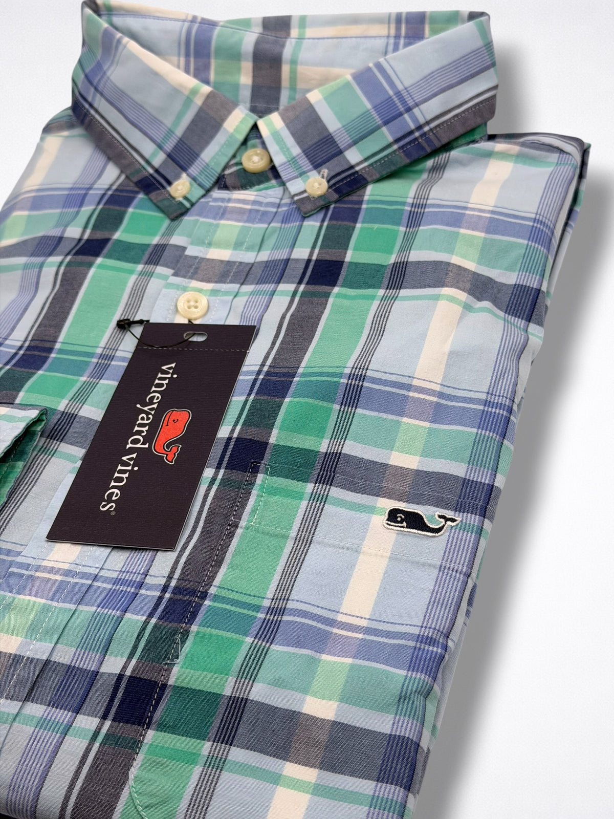 Camisa Vineyard Vines Classic Fit Manga Larga Talla S