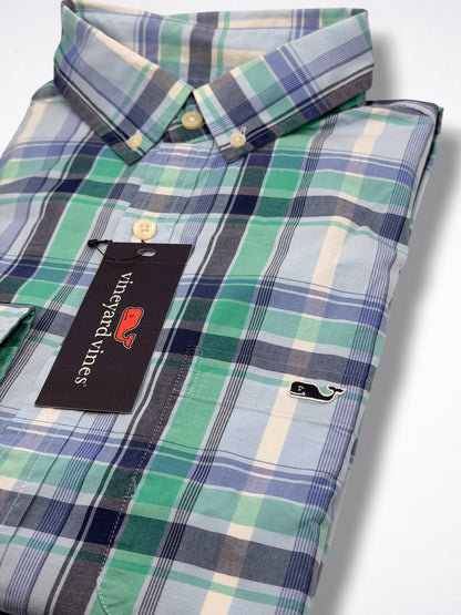 Camisa Vineyard Vines Classic Fit Manga Larga Talla S