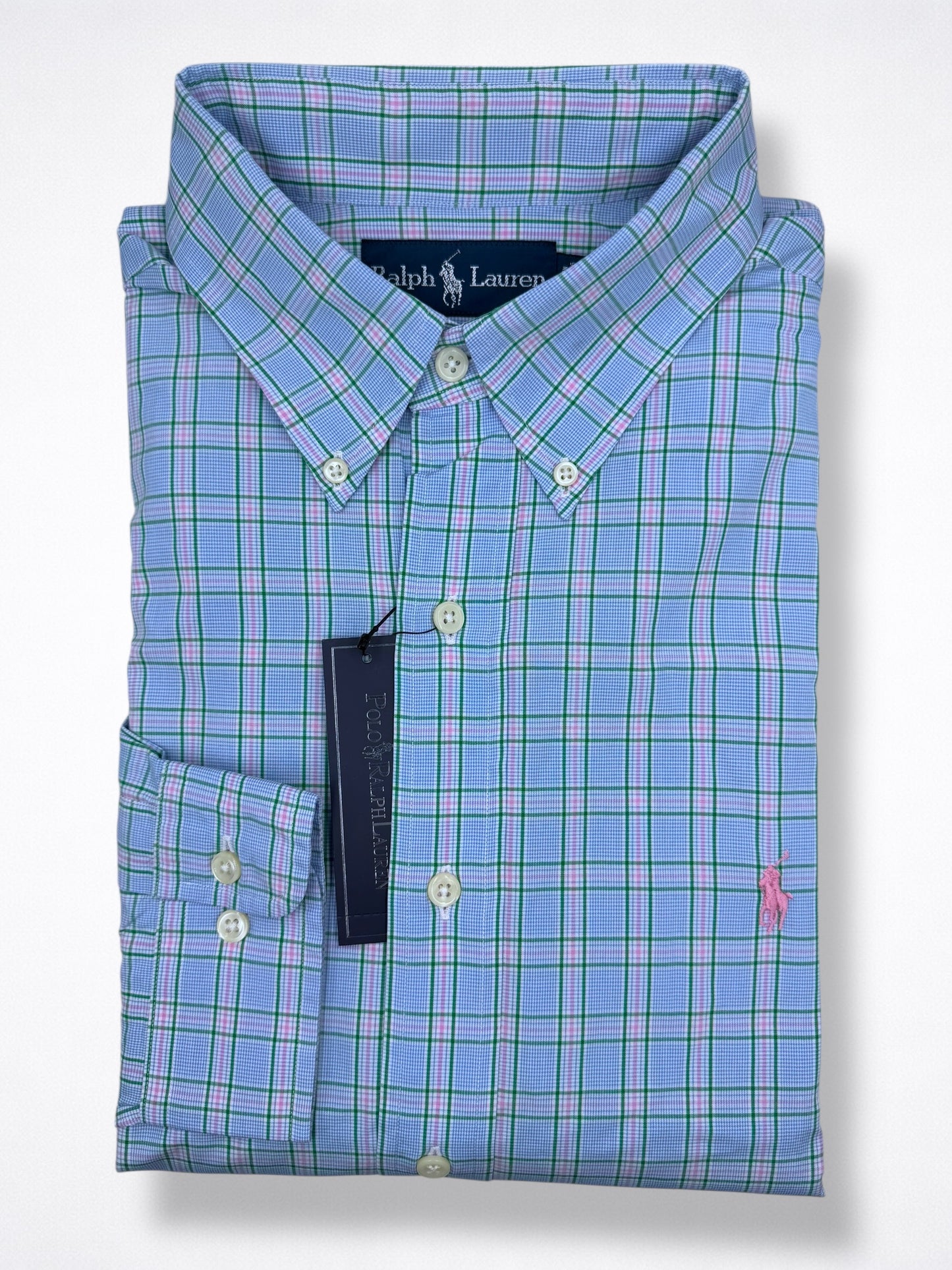 Camisa Polo Ralph Lauren Classic Fit Manga Larga Talla L