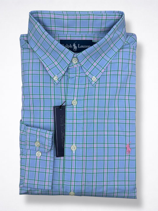 Camisa Polo Ralph Lauren Classic Fit Manga Larga Talla L