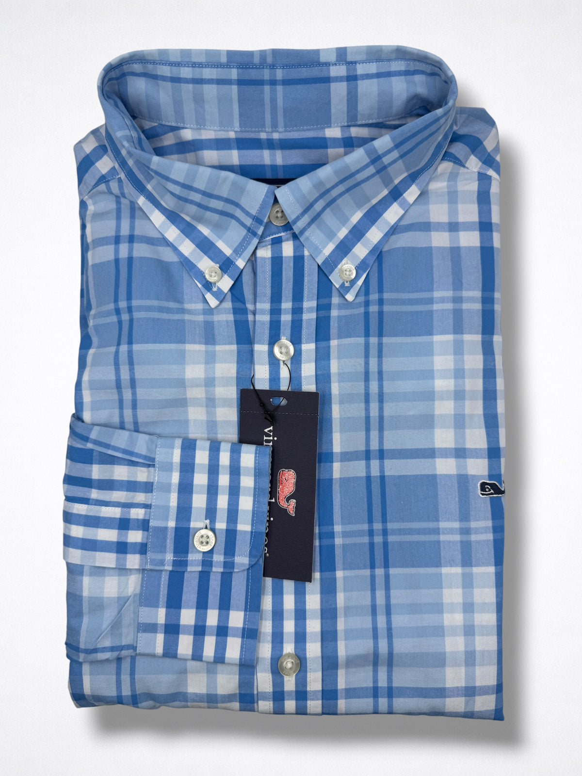 Camisa Vineyard Vines Classic Fit manga larga talla L