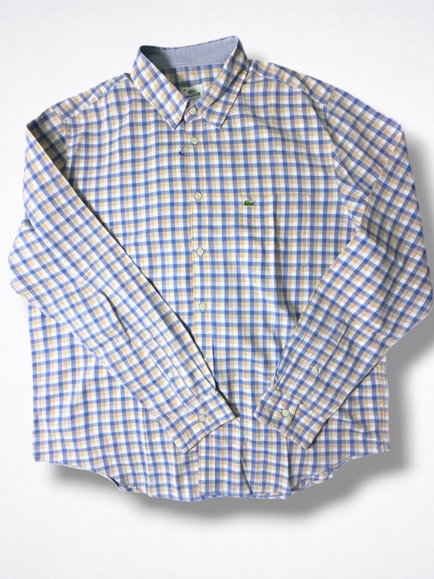 Camisa Lacoste Classic Fit Manga Larga Talla L