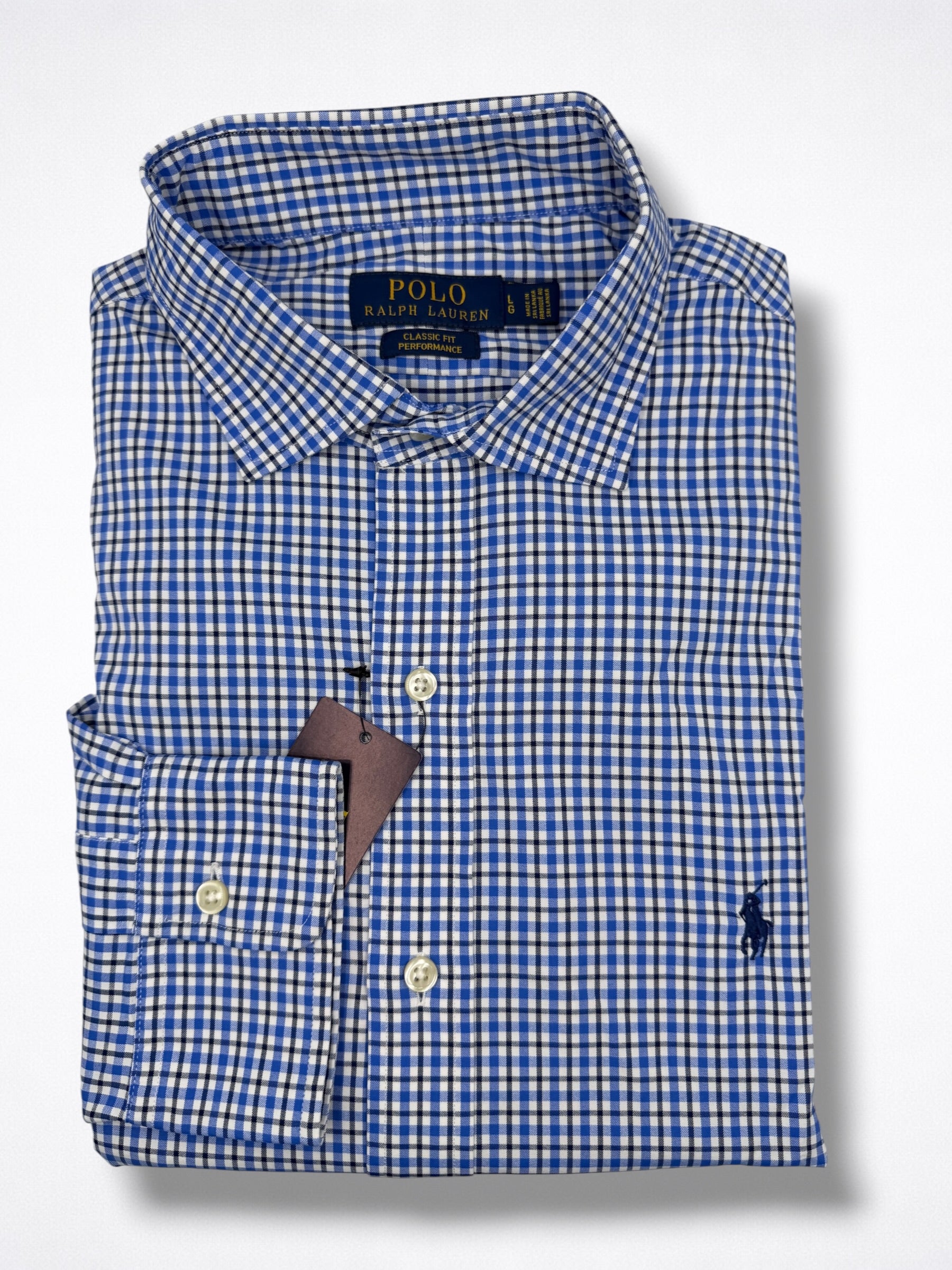 Camisa Polo Ralph Lauren Classic Fit manga larga talla L