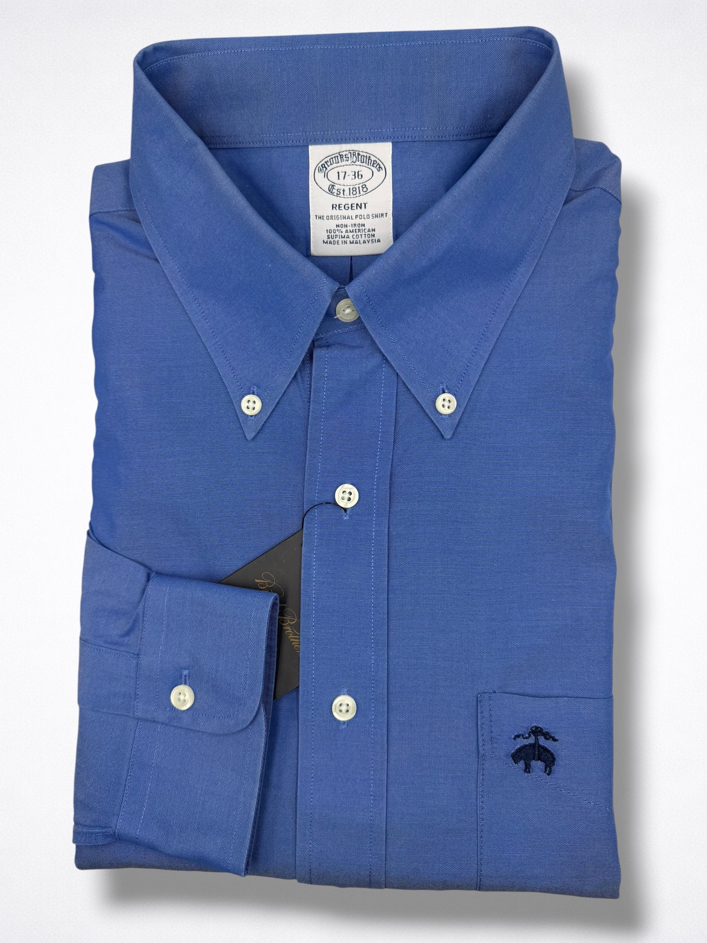 Camisa Brooks Brothers Classic Fit Manga Larga Talla XL