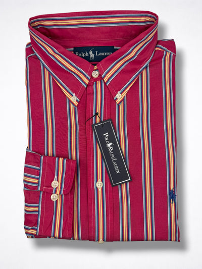 Camisa Polo Ralph Lauren Classic Fit 17 1/2  Manga Larga Talla XL