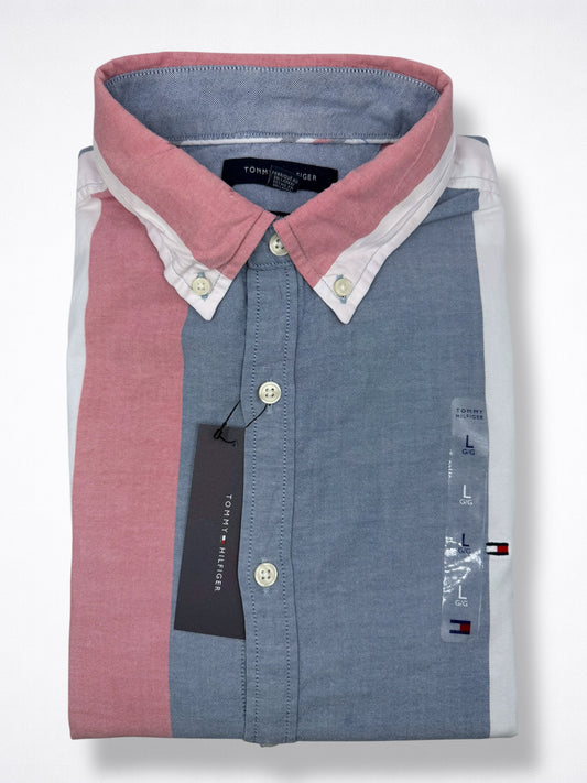 Camisa Tommy Hilfiger Slim Fit Manga Larga Talla L