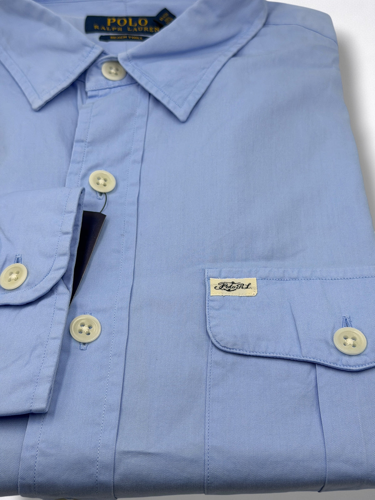 Camisa Polo Ralph Lauren Classic Fit Manga Larga Talla L