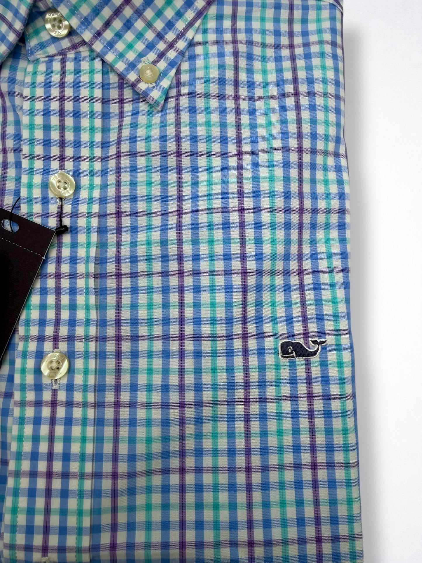Camisa Vineyard Vines Classic Fit Manga Larga Talla L
