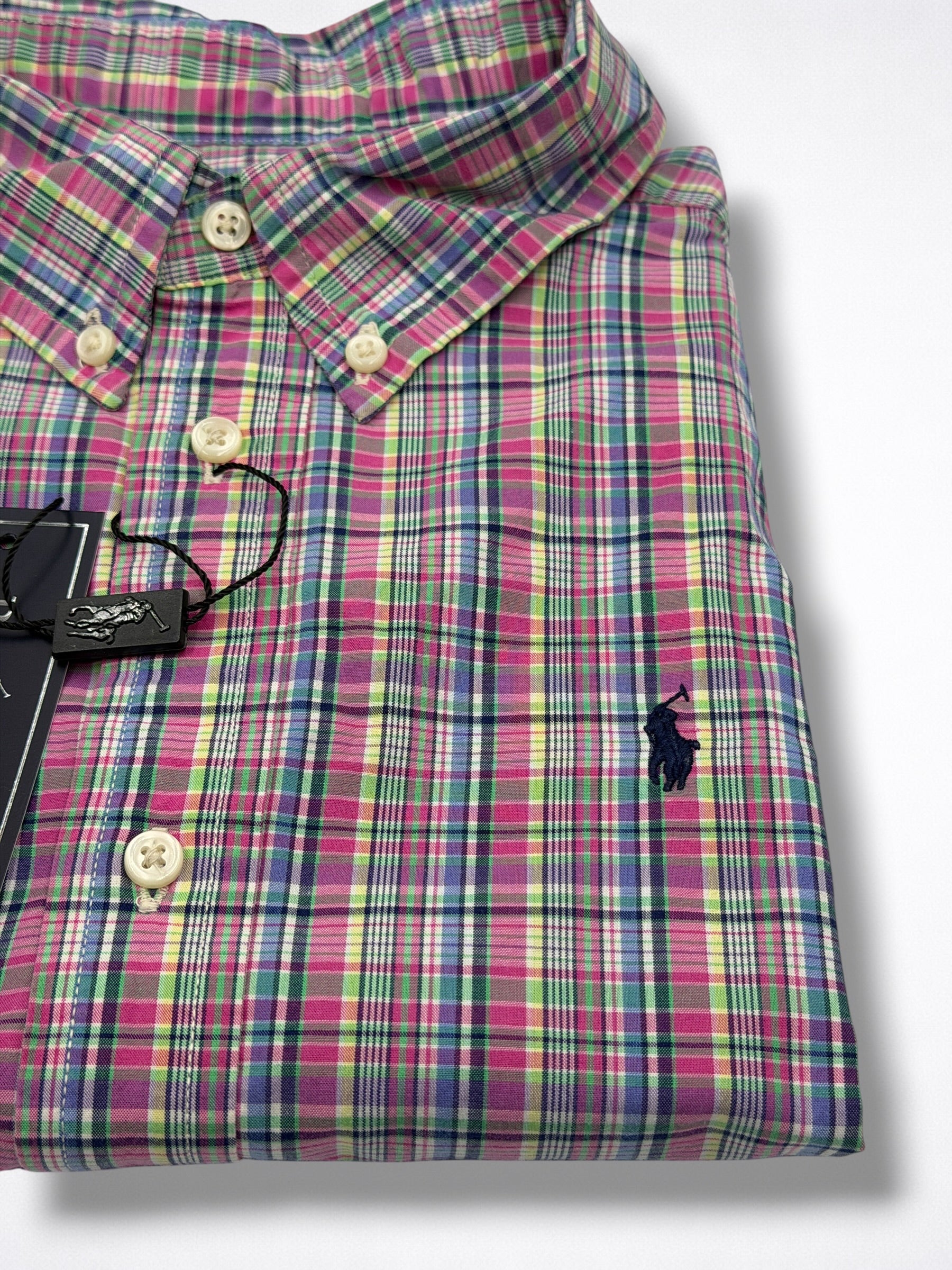 Camisa Polo Ralph Lauren Classic Fit manga larga talla 7 niño