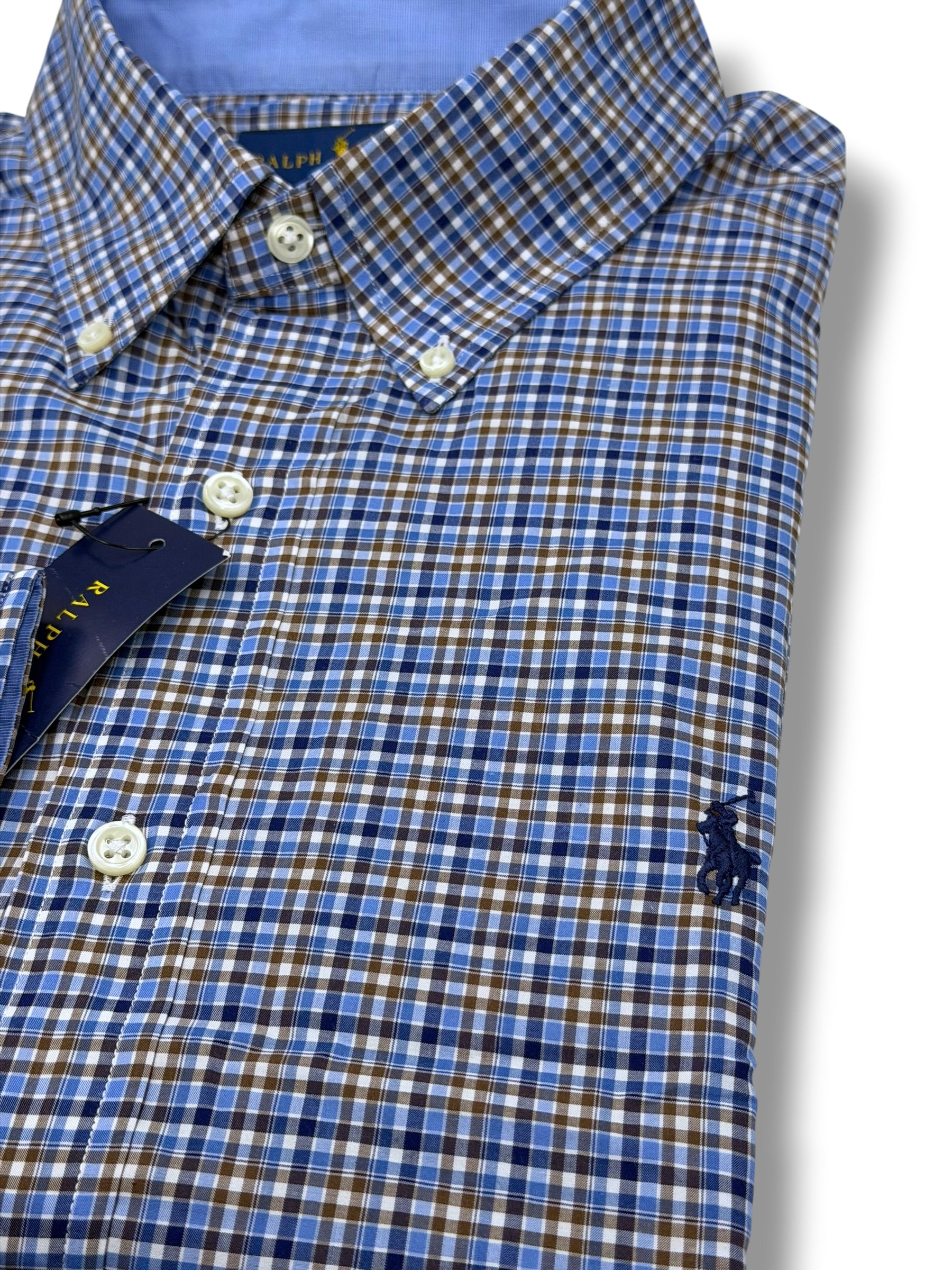Camisa Polo Ralph Lauren Classic Fit Manga Larga Talla L