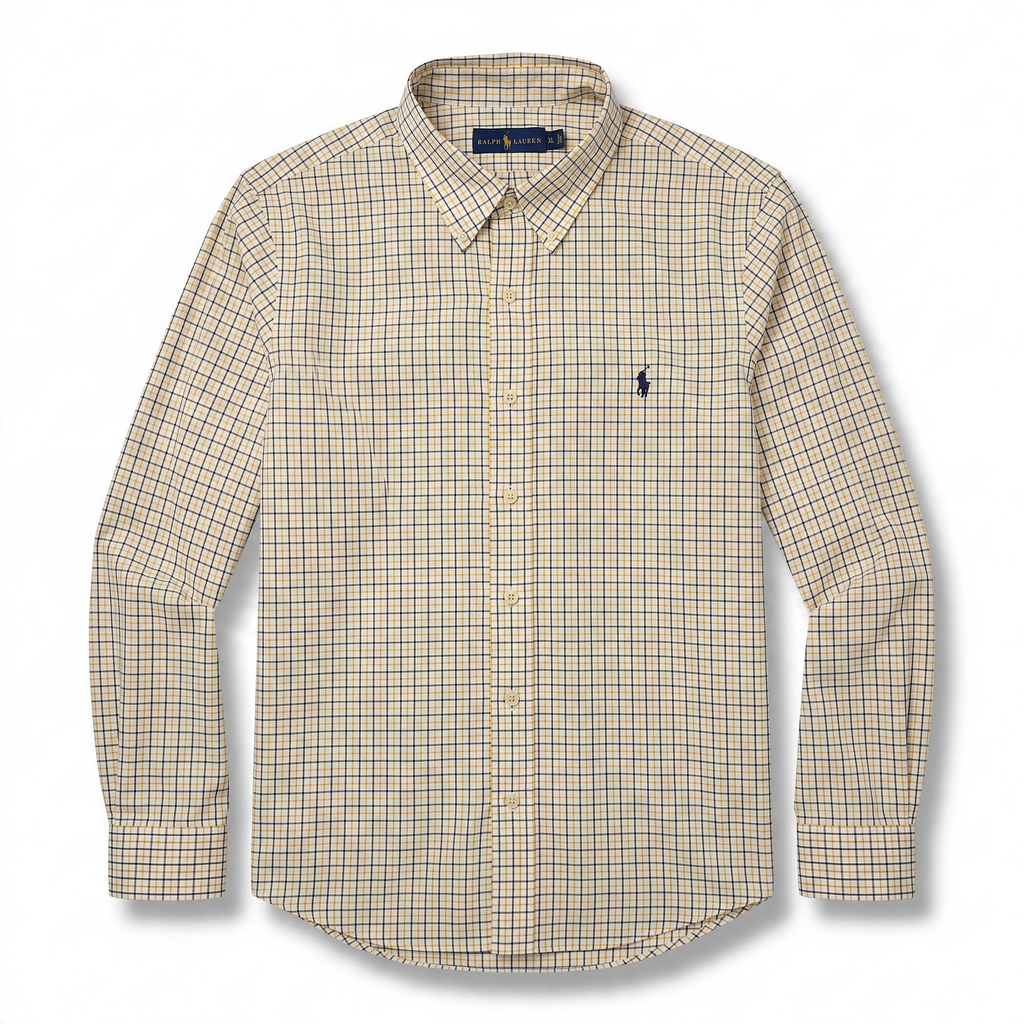 Camisa Polo Ralph Lauren Classic Fit manga larga talla XL