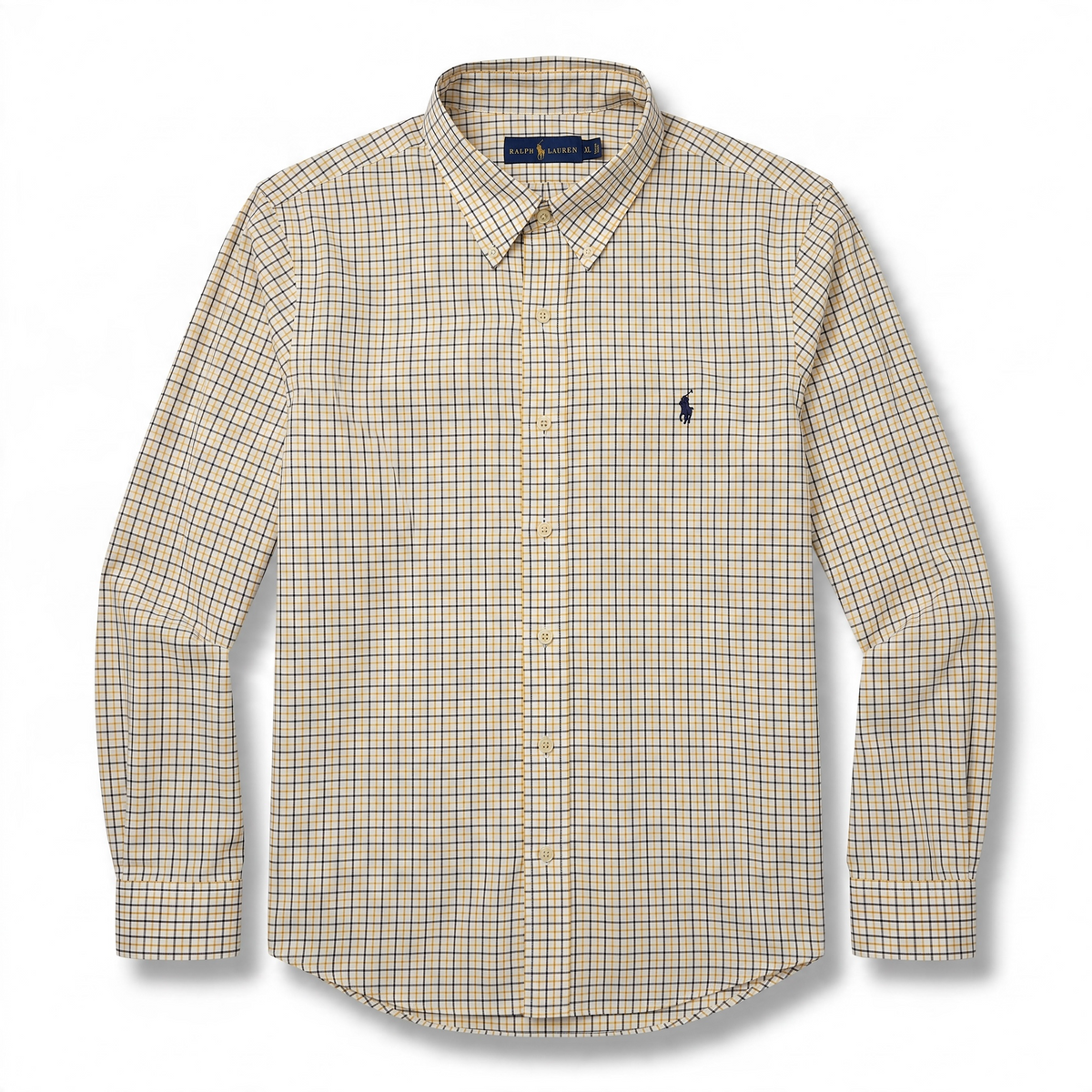 Camisa Polo Ralph Lauren Classic Fit manga larga talla XL