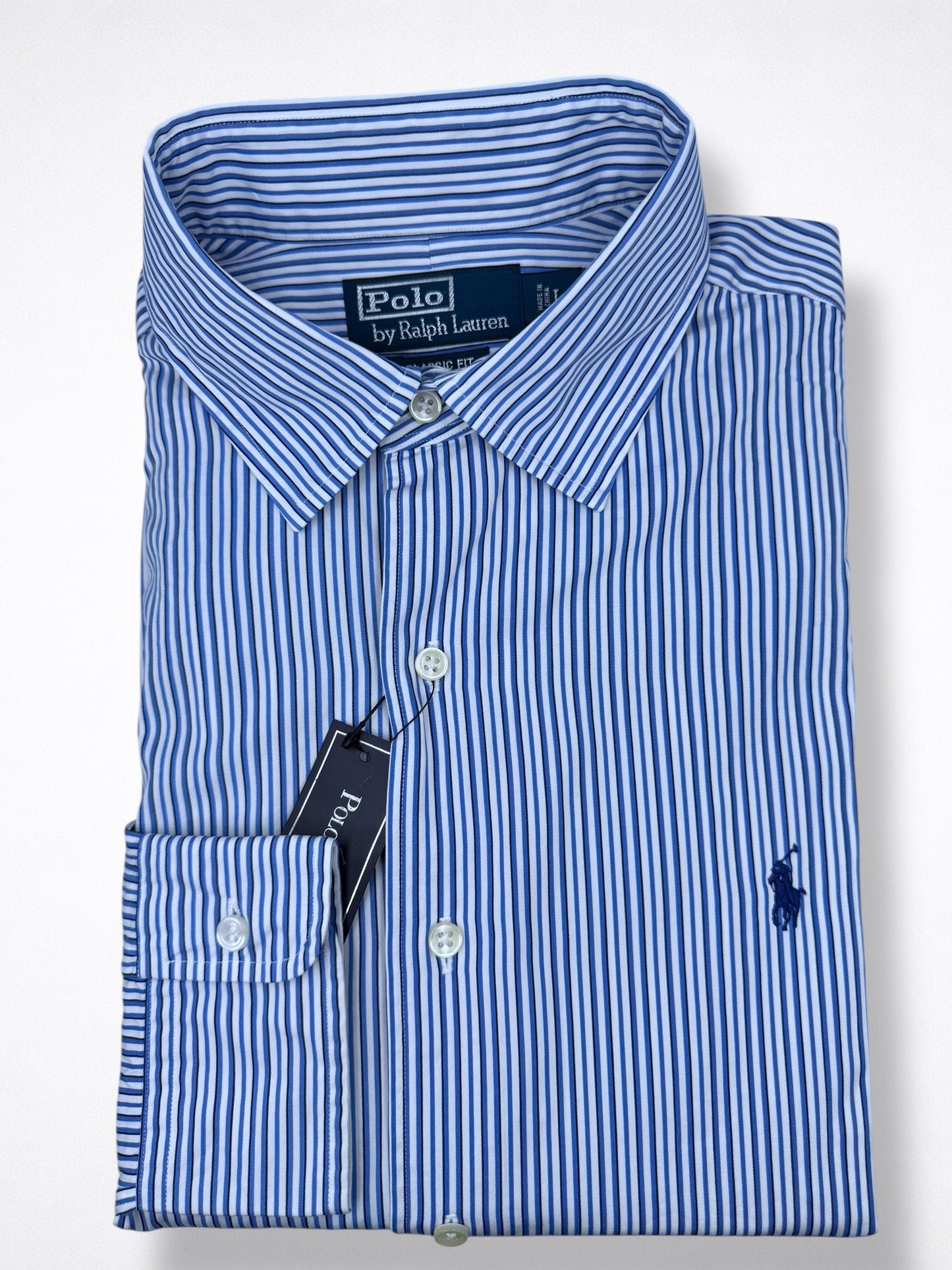 Camisa Polo Ralph Lauren Classic Fit Manga Larga Talla L
