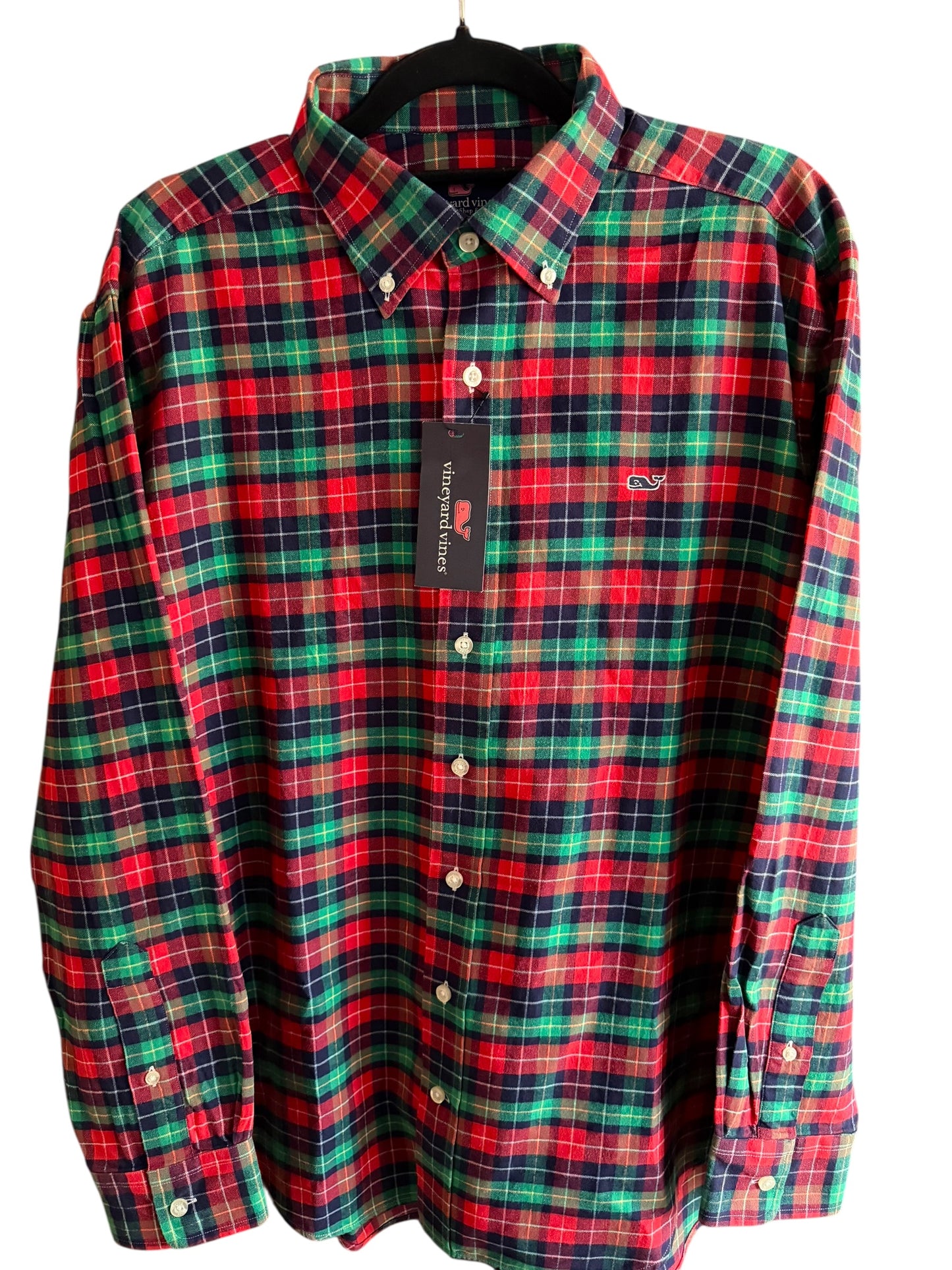 Camisa Vineyard Vines Classic Fit manga Larga Talla M