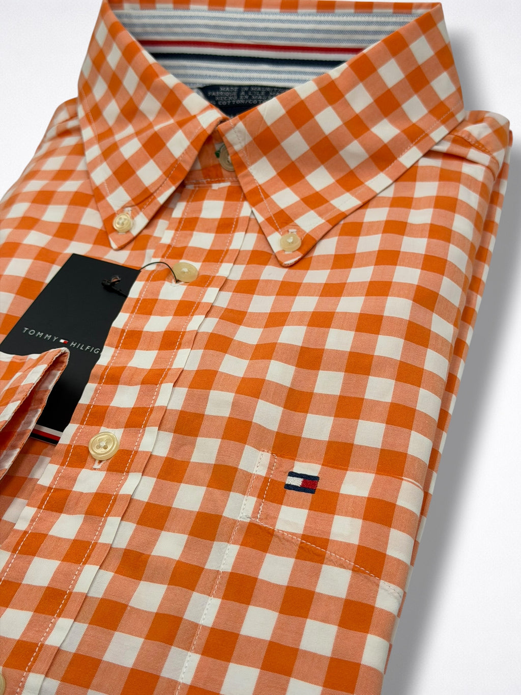 Camisa Tommy Hilfiger Classic Fit Manga Larga Talla L