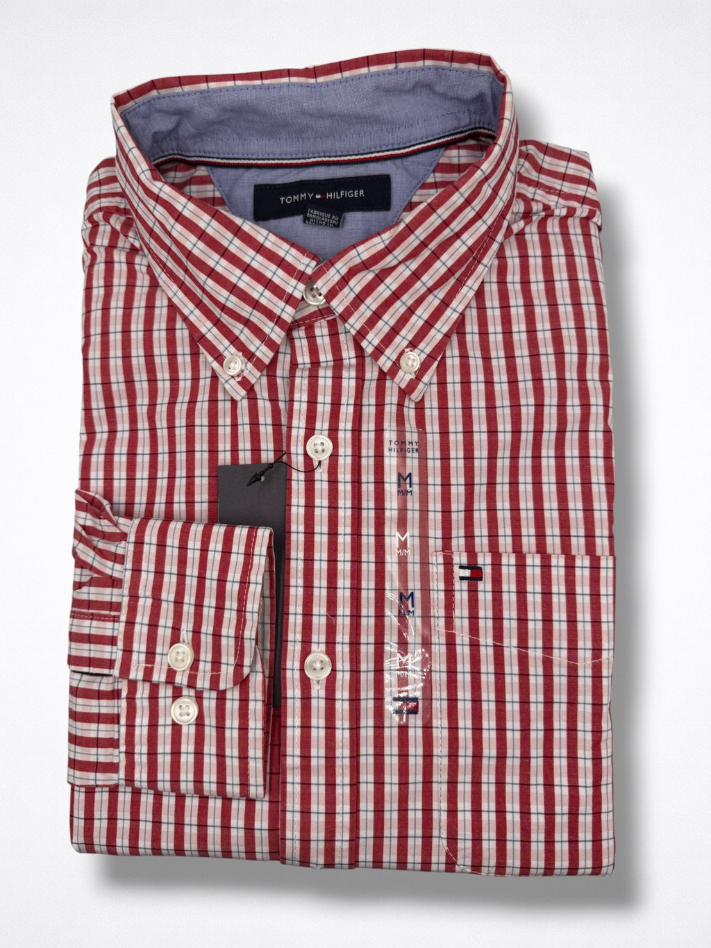 Camisa Tommy Hilfiger Classic Fit manga larga talla M