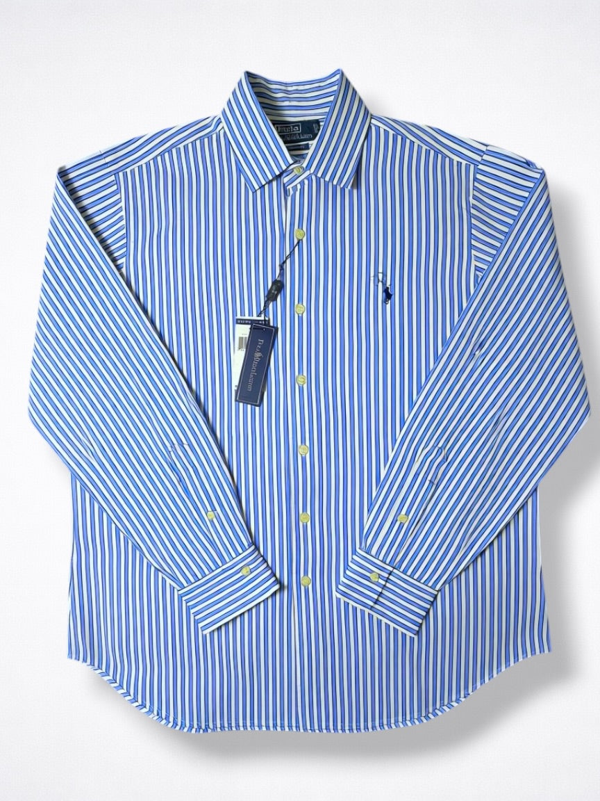 Camisa Polo Ralph Lauren Classic Fit Manga Larga Talla L