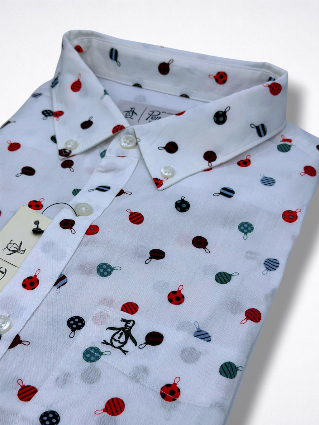 Camisa Penguin Classic Fit Manga Corta Talla S