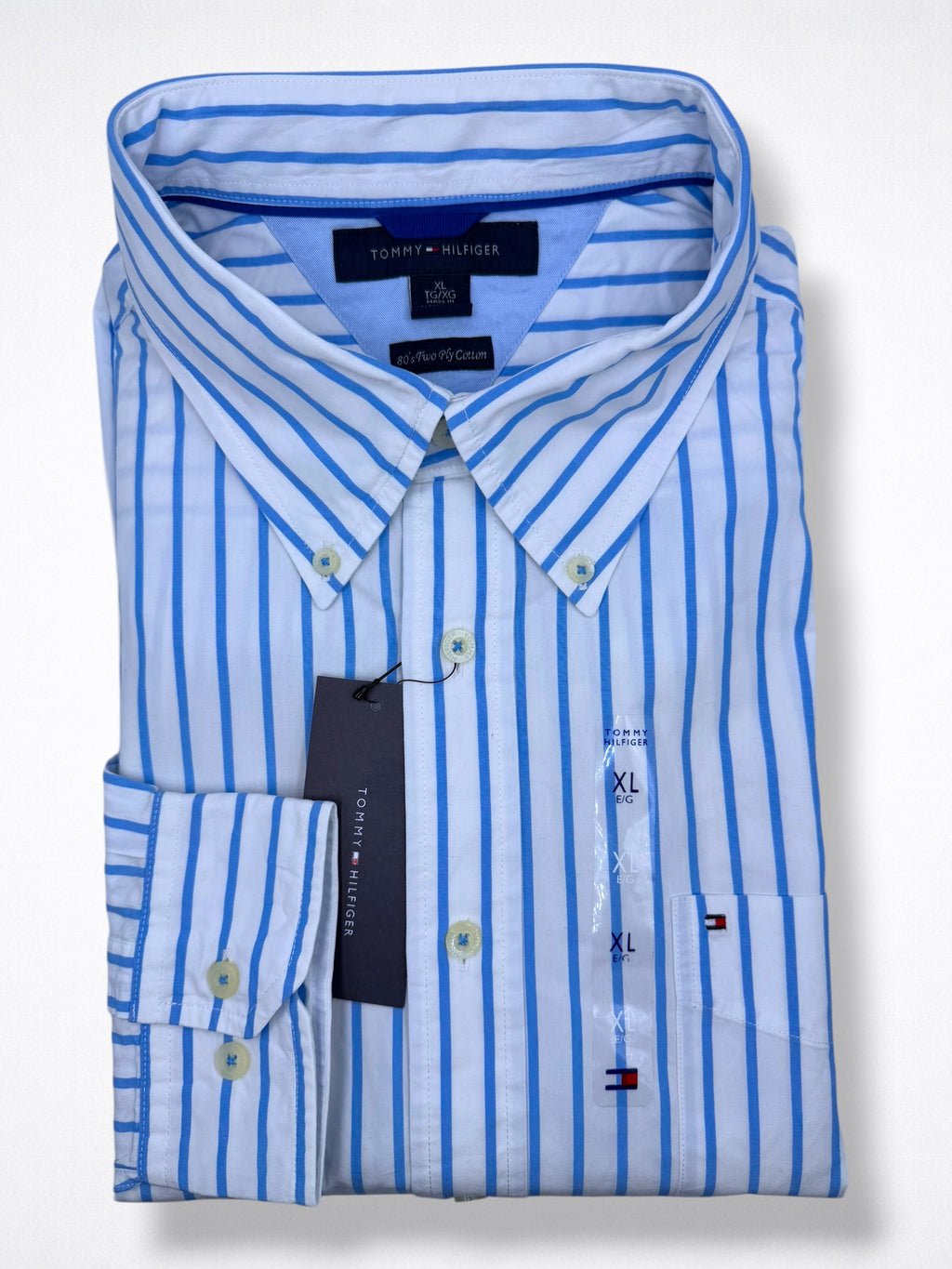 Camisa Tommy Hilfiger Classic Fit Manga Larga Talla XL