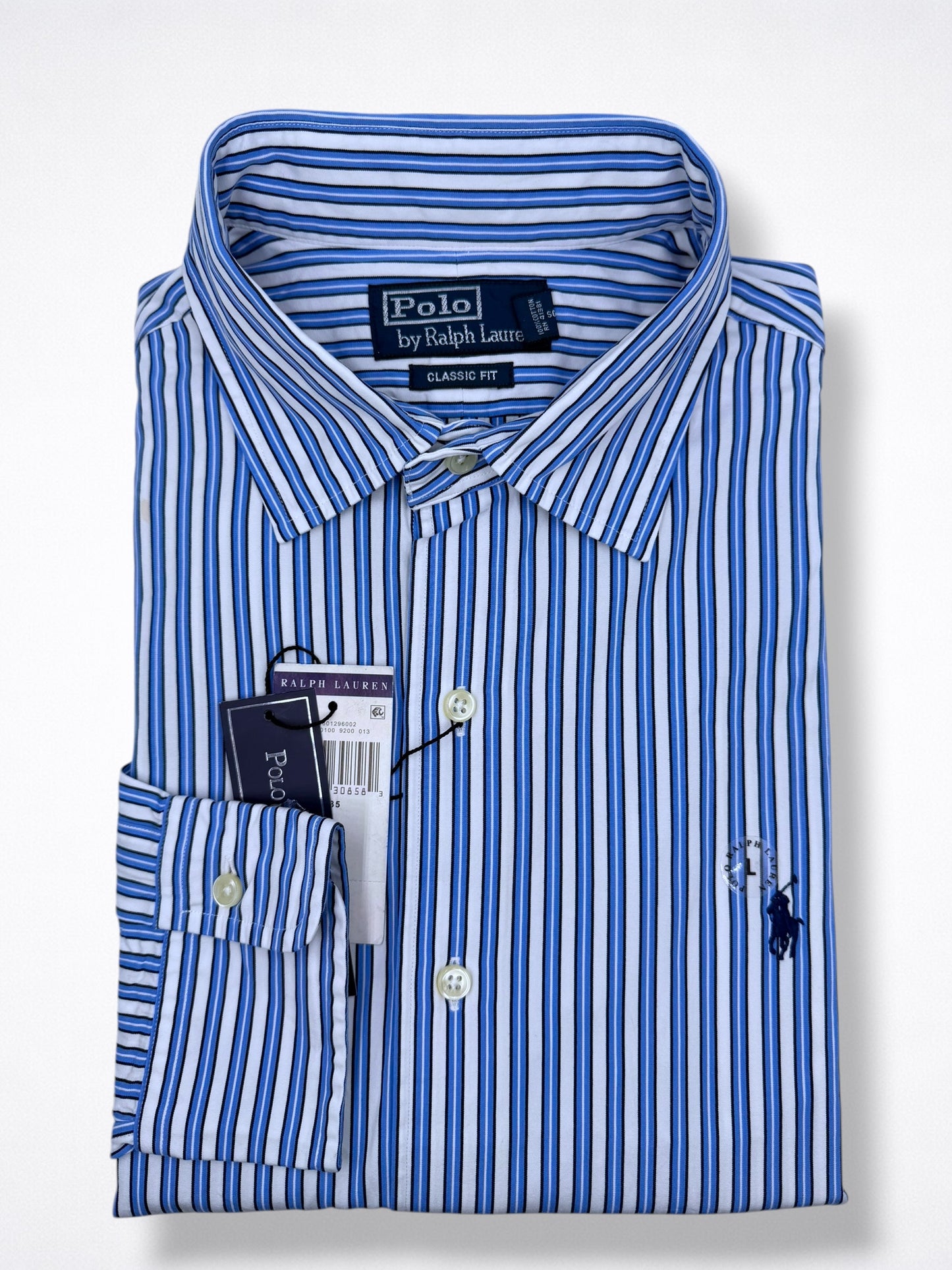 Camisa Polo Ralph Lauren Classic Fit Manga Larga Talla L