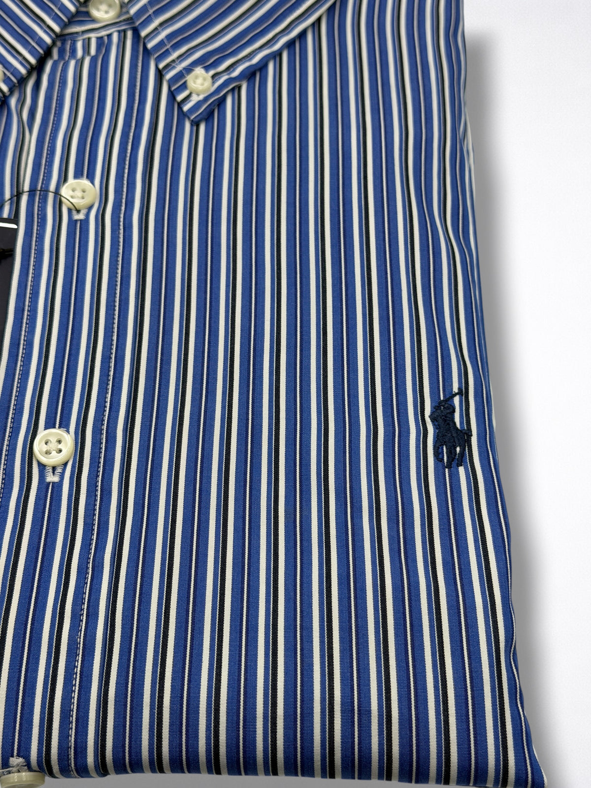 Camisa Polo Ralph Lauren Custom Fit Manga Larga Talla L